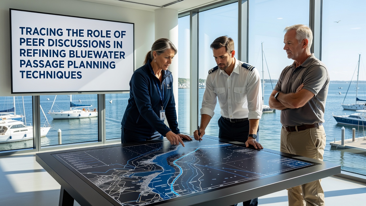 Tracing the Role of Peer Discussions in Refining Bluewater Passage Planning Techniques